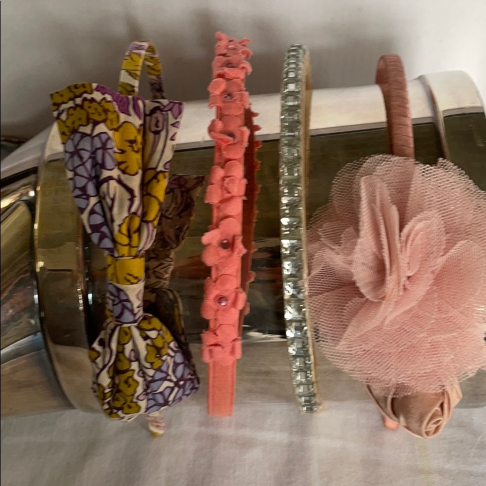Headband lot flowers bows rhinestones